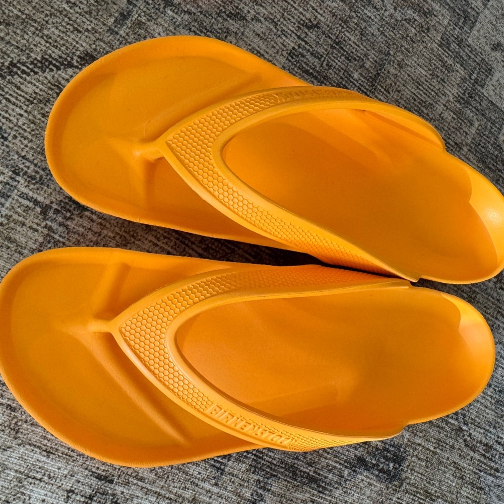 Birkenstock Vibrant Orange Sandals - Picture 2 of 4